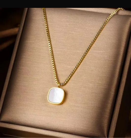 Anti Tarnish White Necklace