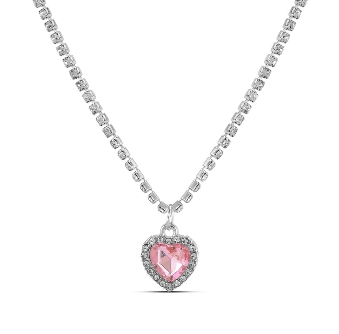 Pink Heart Necklace