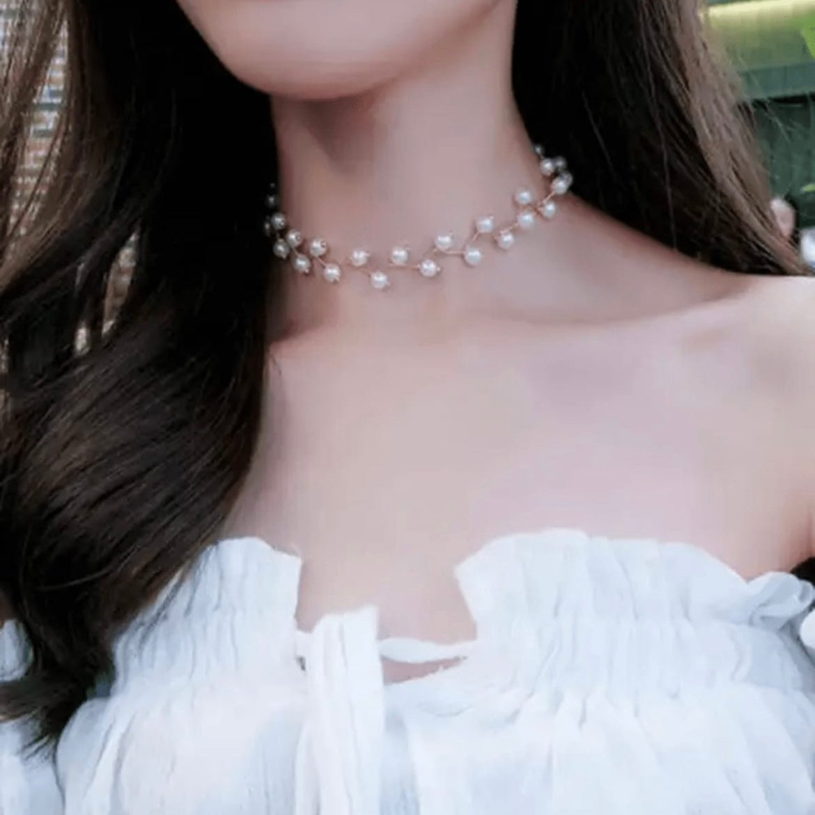 Korean Pearl Choker