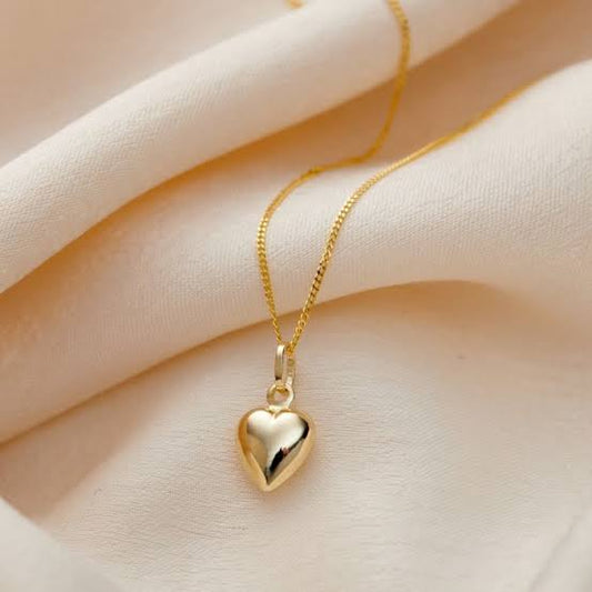 Anti Tarnish Cute Heart Necklace