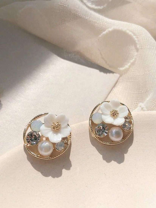 Floral Stud Earrings